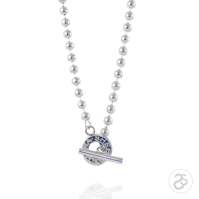 Sterling Silver Designer Beaded Necklace