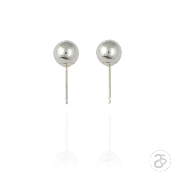 Sterling Silver Little Ball Earrings