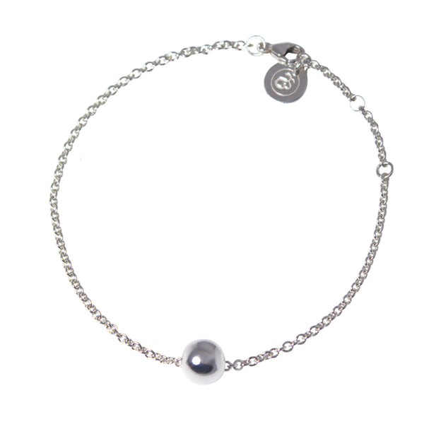Sterling Silver Adjustable Ball Bracelet