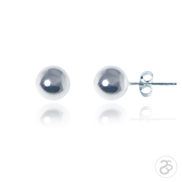 Sterling Silver Ball Earrings