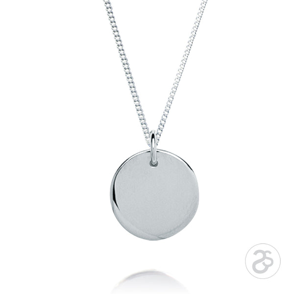 Sterling Silver Halo Pendant