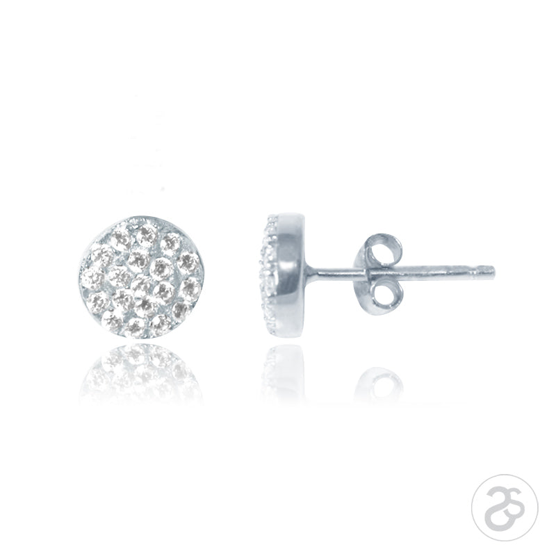 Sterling Silver Vogue Stud Earrings