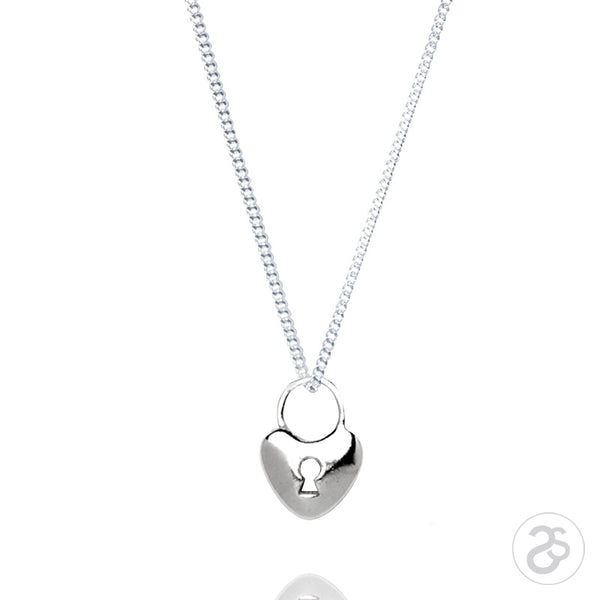 Sterling Silver Little Key To Your Heart Pendant