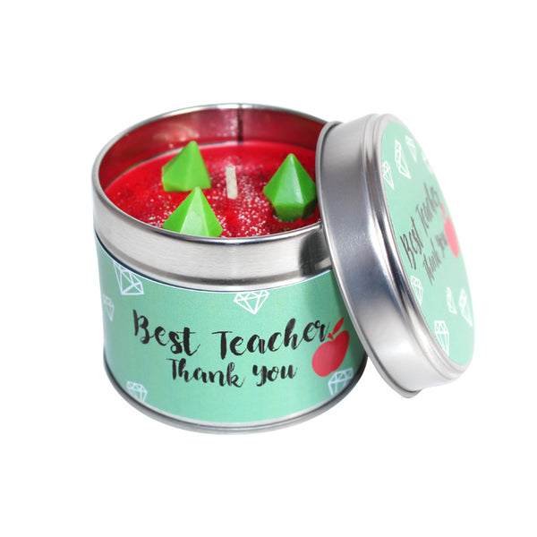 Best Teacher Soya Wax Candle Tin
