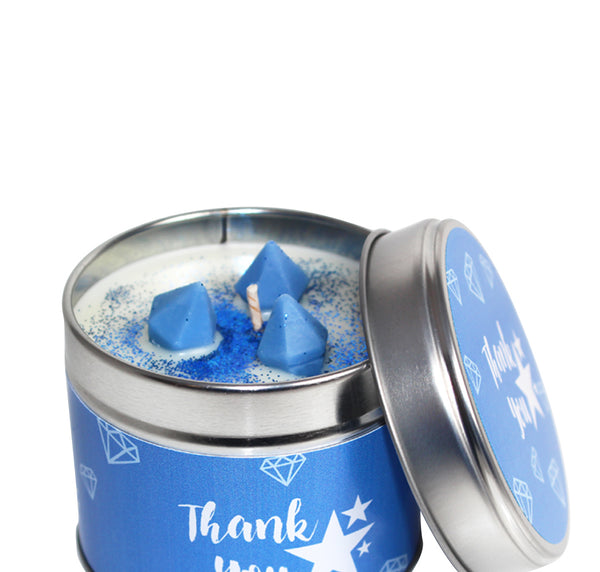 Thank You Soya Wax Candle Tin