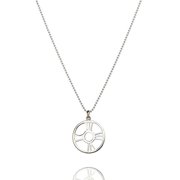 Sterling Silver Time & Eternity Pendant