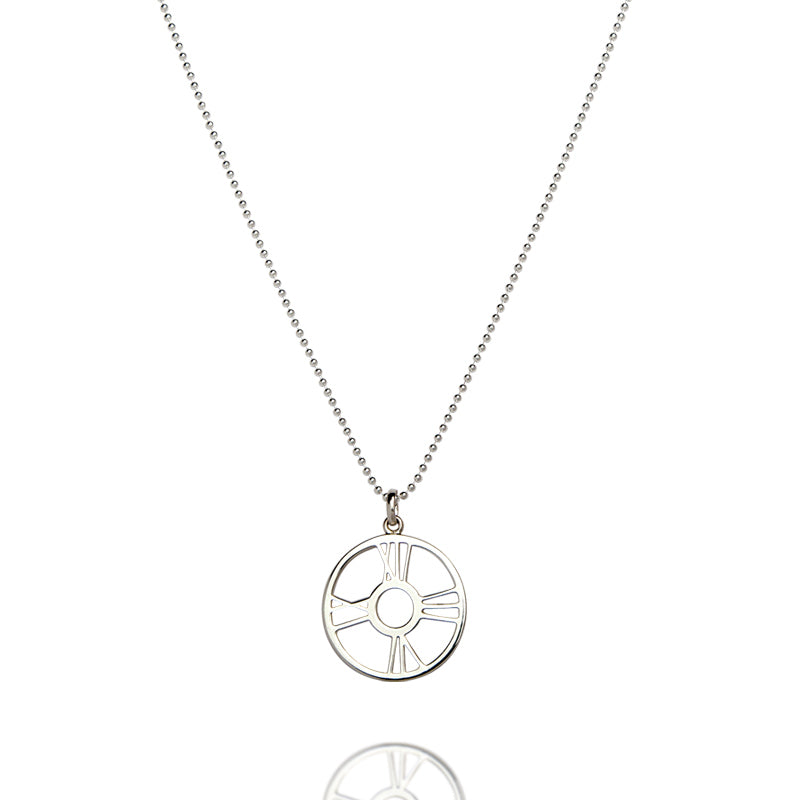 Sterling Silver Time & Eternity Pendant