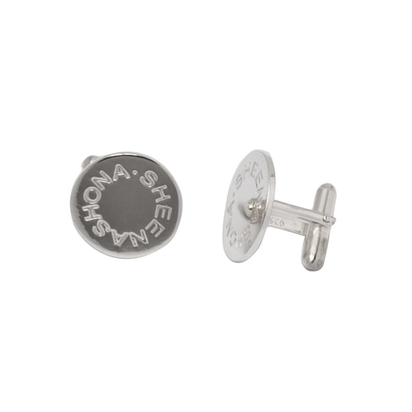 Sterling Silver Designer T-Bar Cufflinks